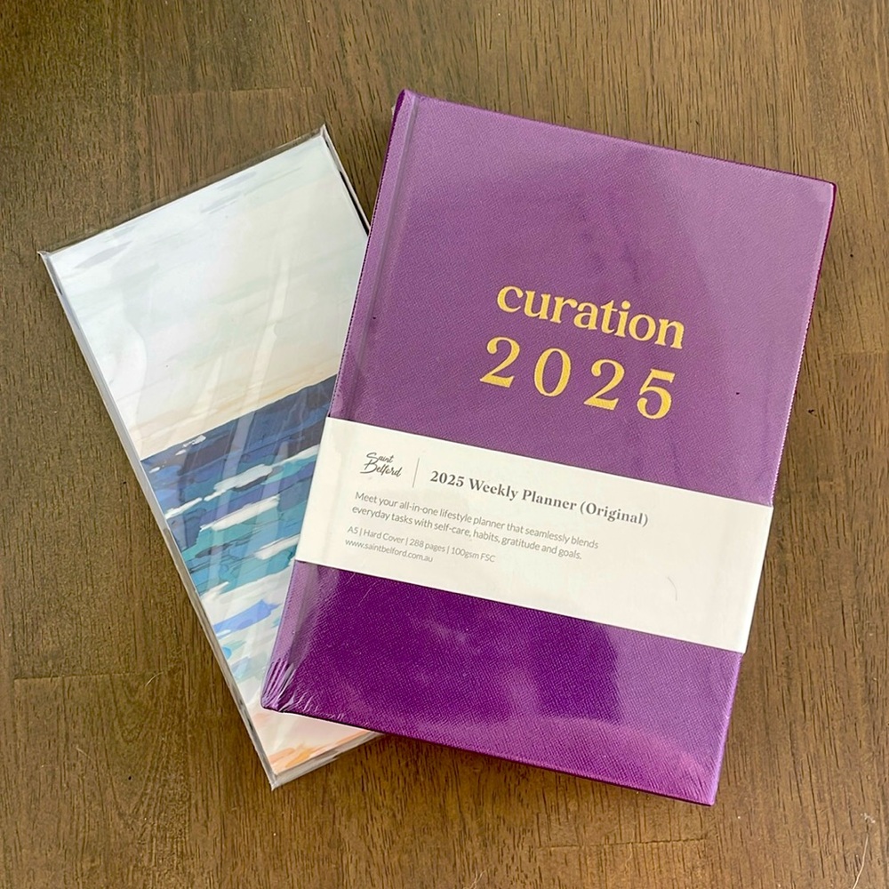 Saint Belford Curation 2025 Weekly Planner and Pocket
